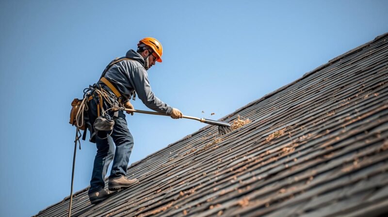 Nettoyage de toiture